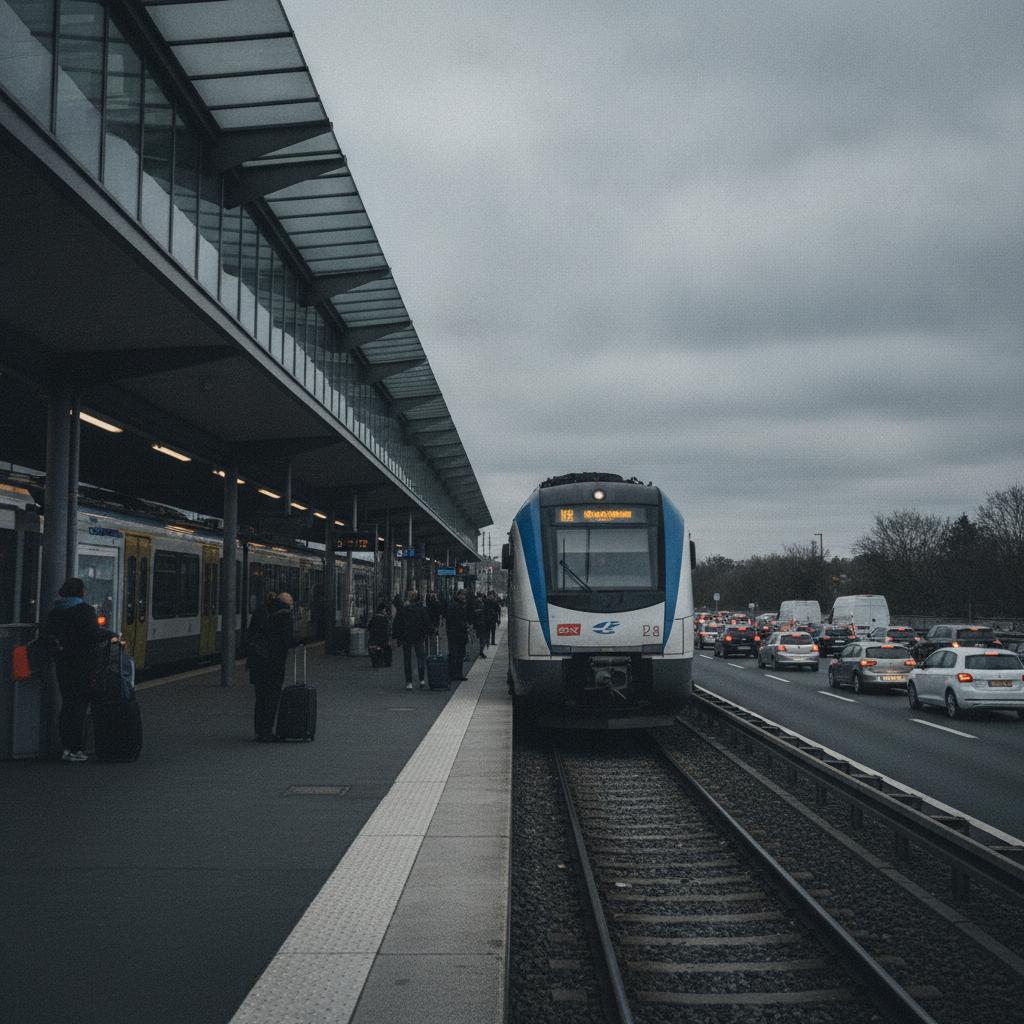 Le train émet environ 30 fois moins de CO2 que la voiture par kilomètre