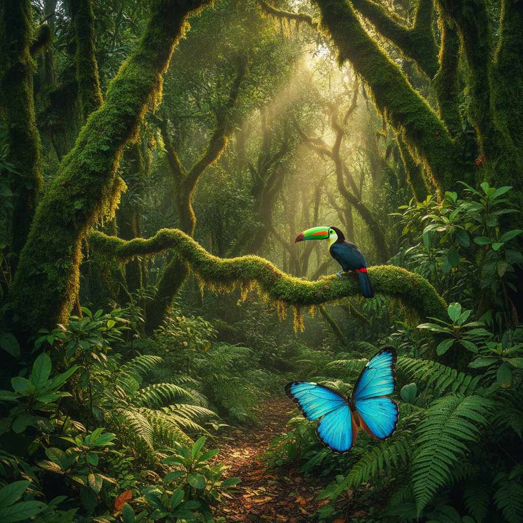 Forêt tropicale illustrant la diversité des écosystèmes