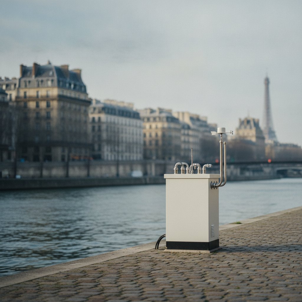 qualite de l air paris station de mesure Airparif