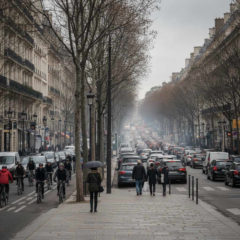 qualite de l air paris trafic routier boulevard