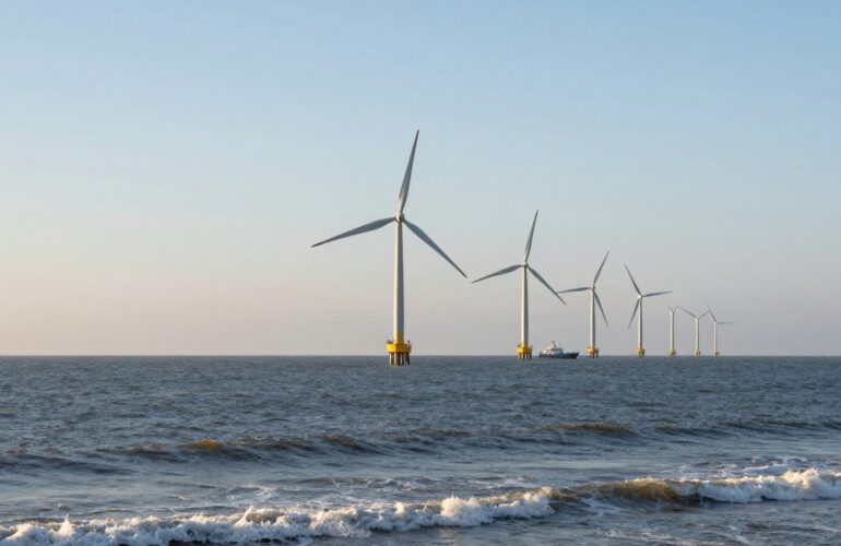 Éolienne en mer : fonctionnement, parcs français, objectifs 2026