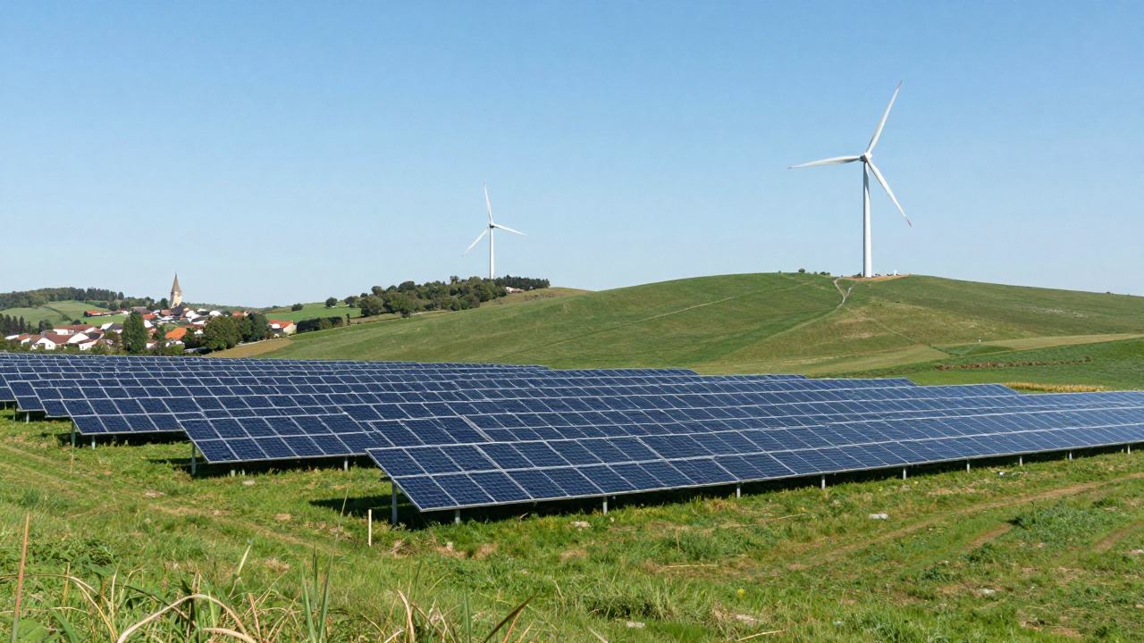 Parc éolien et panneaux solaires, alternatives aux énergies fossiles