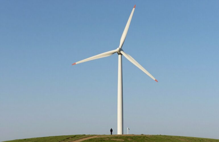 Taille d'une éolienne : hauteur, rotor et dimensions en 2026